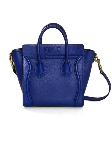 celine nano cobalt blue|celine nano bag reviews.